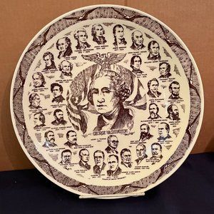 Presidential Gallery Collectible Plate of U.S. Presidents